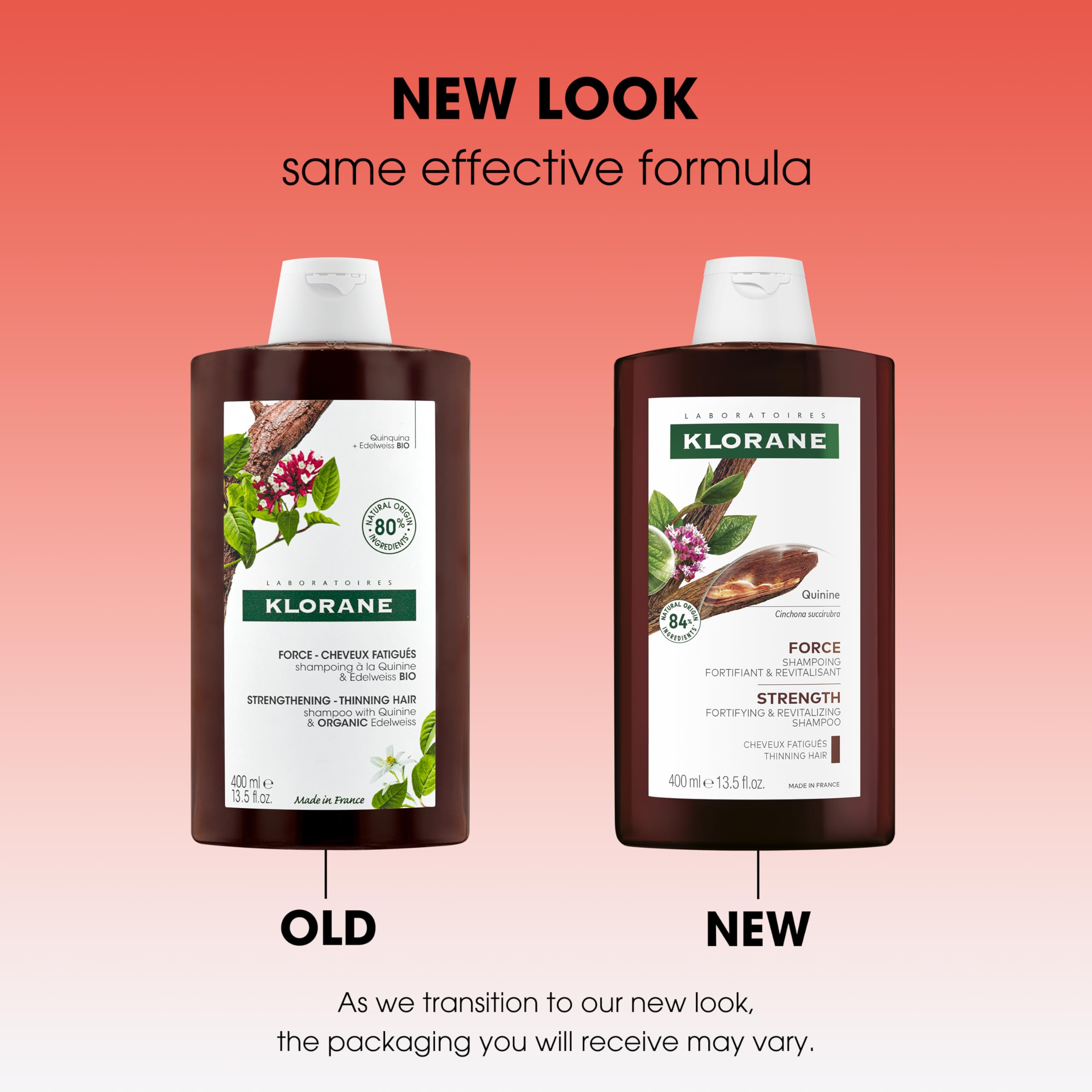 Klorane quinine fortifying shampoo for thin, tired hair, 400ml 🍁 All In One Marketplace Canada