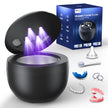 Ultrasonic Retainer Cleaner(2026 Upgraded), 45kHz Cleaning Machine for Dentures, Mouth Guards, Braces, Toothbrush & Jewelry, 200ML Denture Cleaner with 4 Modes for Denture Appliances 🍁 All In One Marketplace Canada