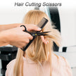 CIICII Hair Cutting Scissors Shears Kit, Professional Barber Haircut Scissors Set (6.7 Inch Hair Beard Hairdressing Trimming Haircutting Thinning Shears) for Men Women Hairdresser Home Salon (Black) 🍁 All In One Marketplace Canada