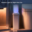 EKO Automatic Bathroom Trash Can with Lid, 2.6 Gallon Slim Touchless Garbage Can, Waterproof Motion Sensor Trash Bin for Bathroom, Office, Kitchen, White 🍁 All In One Marketplace Canada