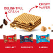 Loacker Minis Variety Pack | Assorted Crispy Wafer Cookies - Hazelnut, Chocolate, and Vanilla Cream Filling | 30% Less Sugar | Non-GMO | Sustainably Sourced Ingredients | 10g/0.35oz – 40 Count, Individually Wrapped 🍁 All In One Marketplace Canada