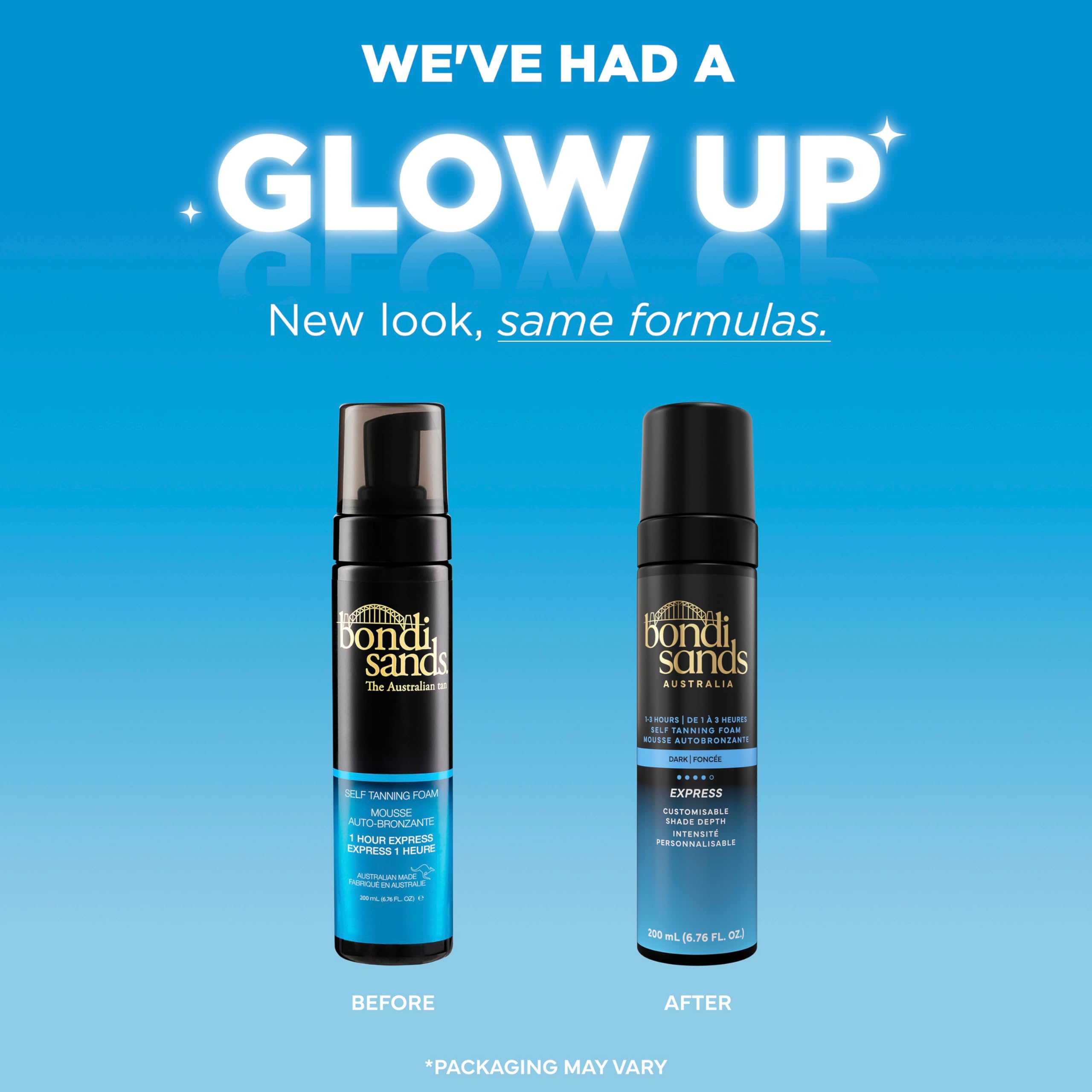 Bondi Sands 1 Hour Express Self Tanning Foam | Lightweight, Fragrance Free Self-Tanner for an Even, Streak-Free Tan | 200 mL 🍁 All In One Marketplace Canada