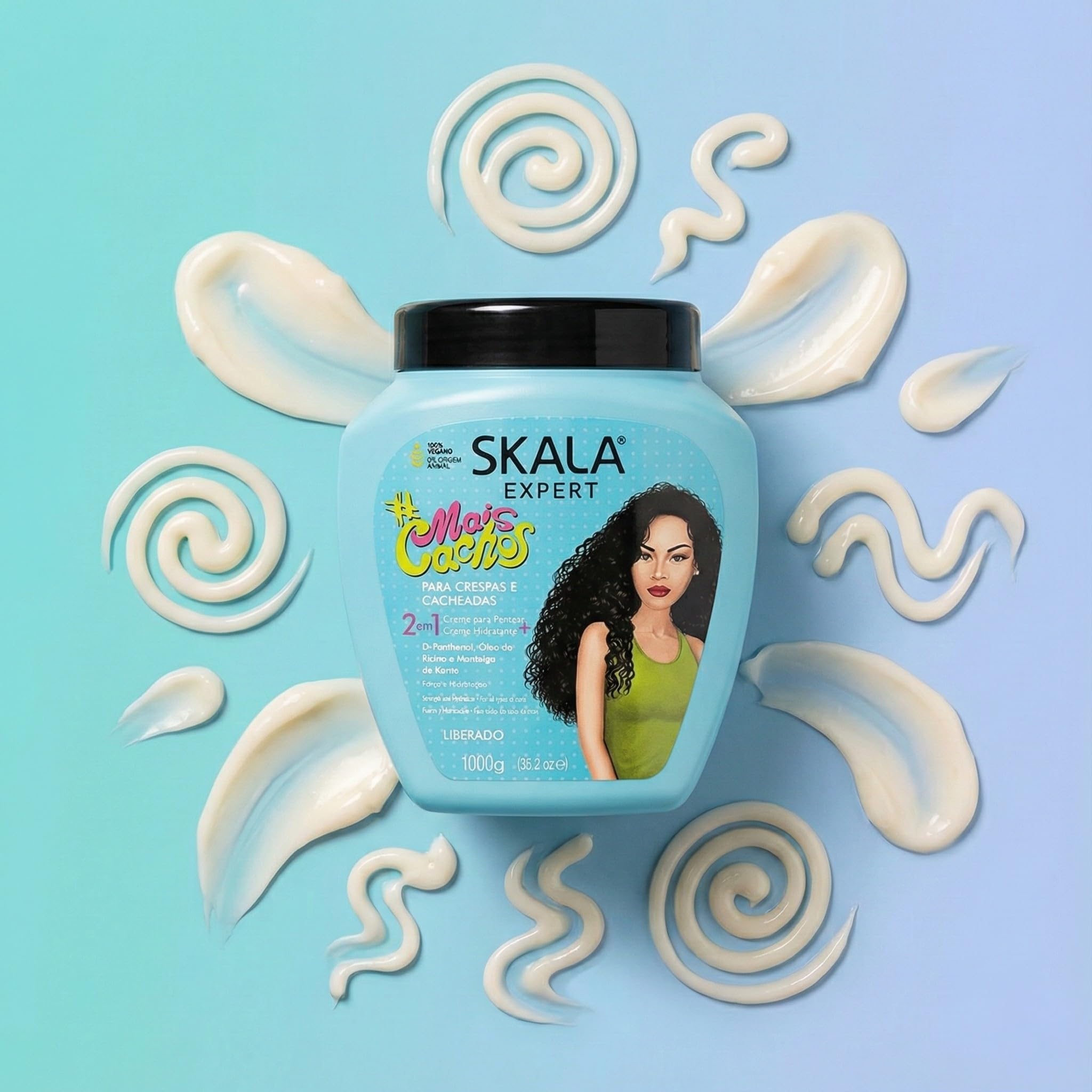 SKALA BRASIL #MAIS CACHOS 2 IN 1 TREATMENT CREAM + LEAVE-IN 🍁 All In One Marketplace Canada
