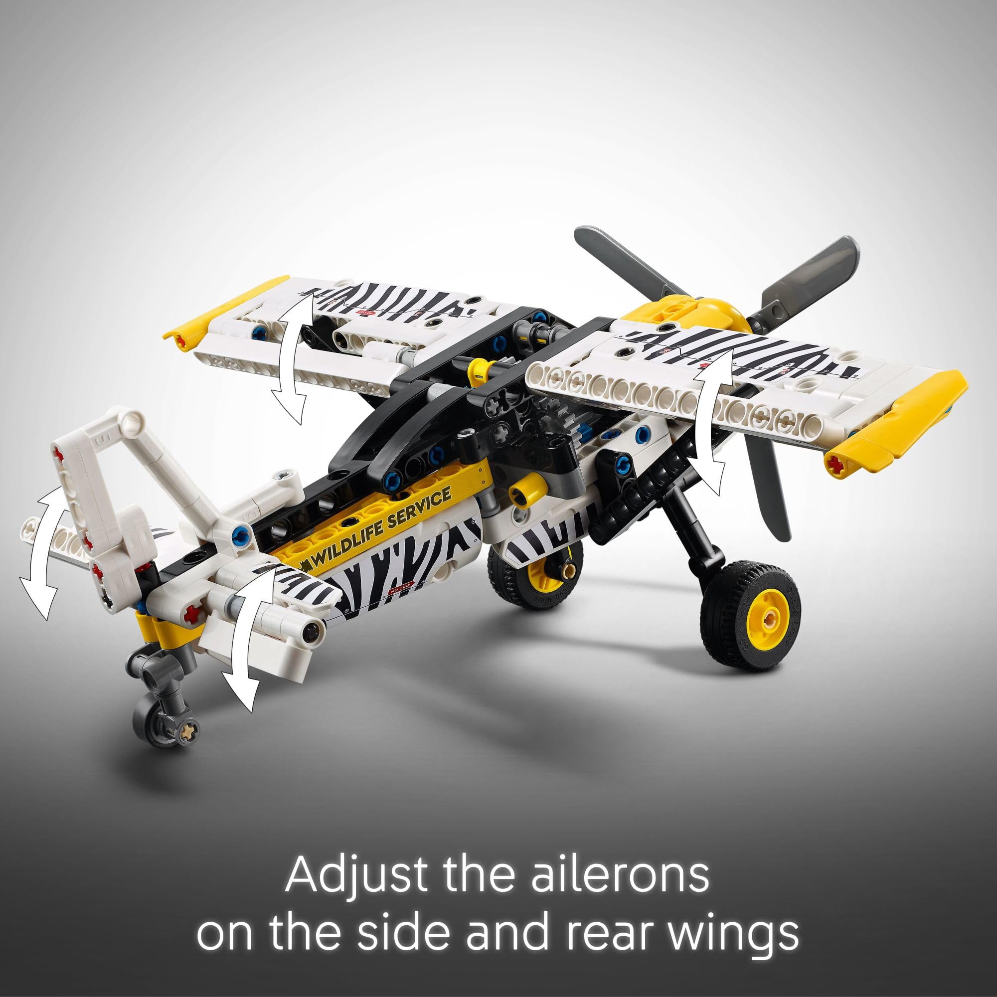 LEGO Technic Bush Plane Toy - Buildable Airplane Toy for Kids, Boys and Girls, Ages 8+ - Model Airplane Gift with Spinning Propeller, 4-Cylinder Piston Engine, and More - 42198 🍁 All In One Marketplace Canada