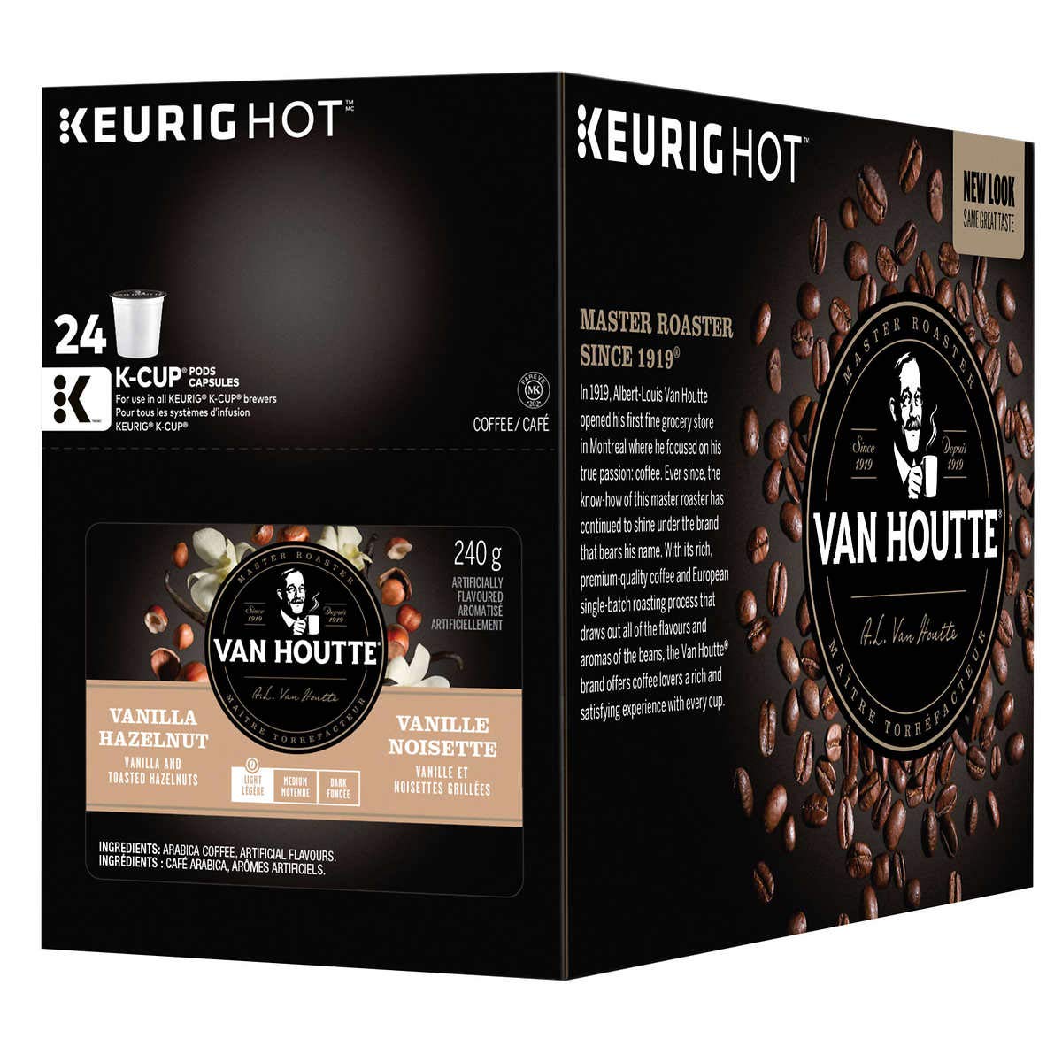 Van Houtte Coffees Vanilla Hazelnut K-Cup Portion Pack for Keurig Brewers 96-Count 🍁 All In One Marketplace Canada