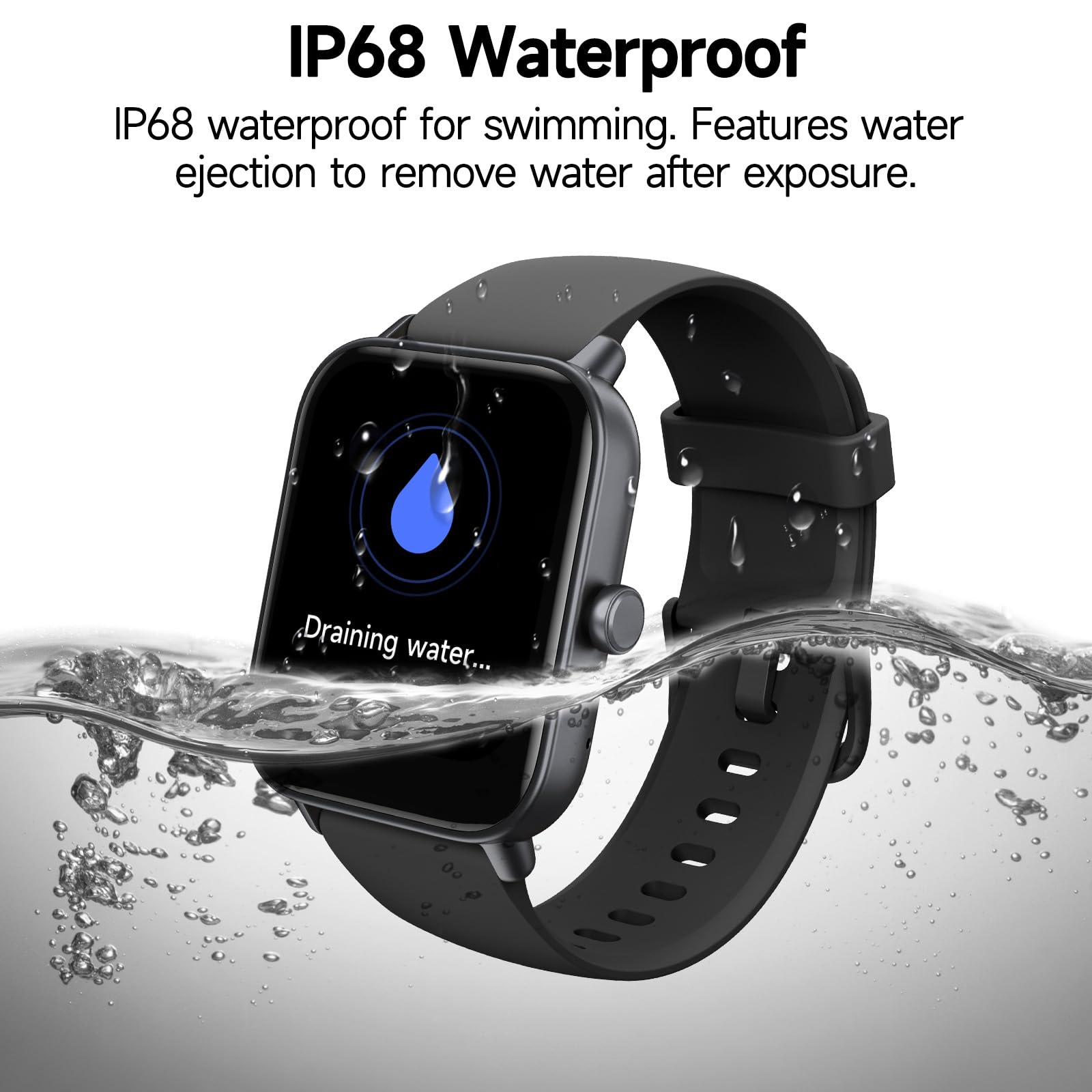 Smart Watch for Men Women (Answer/Make Call), Alexa Smartwatch Compatible with Android iOS, Fitness Tracker with Heart Rate SpO2 Sleep Monitor, 1.8'' HD DIY Dial Waterproof Watch with Bluetooth Call 🍁 All In One Marketplace Canada