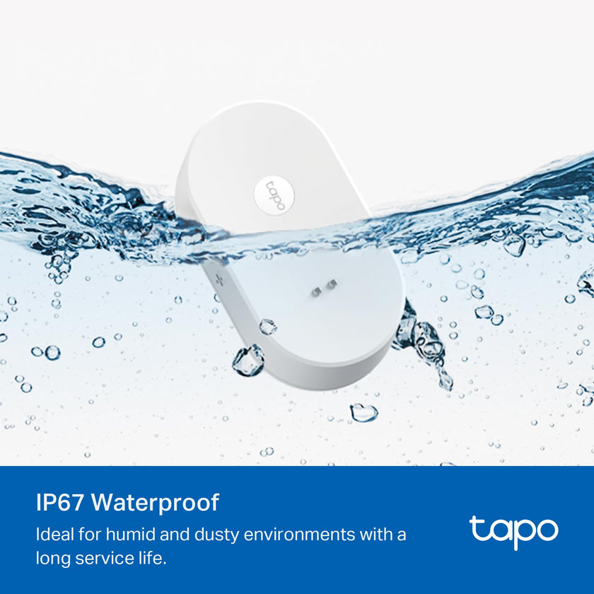 TP-Link Tapo Smart Water Leak Detector, Requires Tapo Hub, Water Leak Sensor Wi-Fi with Rapid Dripping Detection, 90dB Adjustable Alarm, App Alerts, Compatible with Alexa and Google Home, T300 🍁 All In One Marketplace Canada