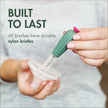 Boon Cacti Bottle Cleaning Brush Set, Terracotta , 4 Piece Set 🍁 All In One Marketplace Canada