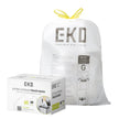 EKO Easy-Dispense Roll of 60 Count Extra-Strong Drawstring Kitchen Trash Bags - 21 Gallon Garbage Bags (79.5L) 1 Pack, Code G 🍁 All In One Marketplace Canada