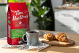 Tim Hortons Decaf, Fine Grind Coffee, Medium Roast, Made with 100% Arabica Beans, 652g Bag 🍁 All In One Marketplace Canada
