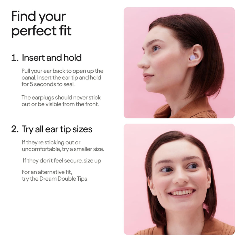 Loop Dream – Silicone/Memory Foam Earplugs for Sleep Comfort | Comfortable Ear Plugs for Muffling Snoring & Sleeping | Customized Fit | 27dB (SNR) Noise Reduction 🍁 All In One Marketplace Canada