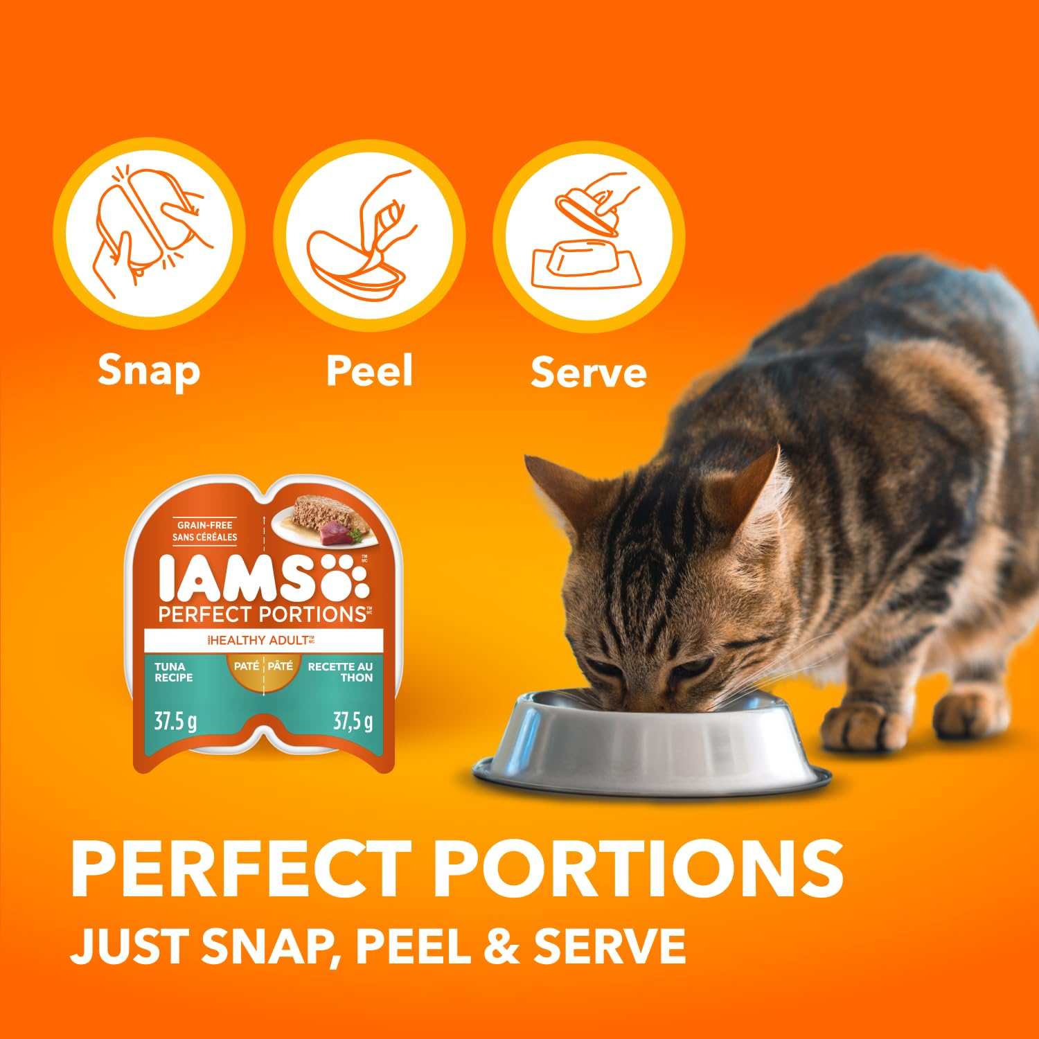 IAMS Perfect PORTIONS Adult Wet Cat Food, Chicken Flavour, 75g (12 Pack) 🍁 All In One Marketplace Canada