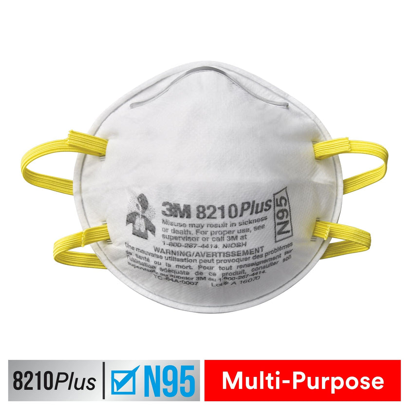 3M 8210 Plus N95 Performance Sanding and Fiberglass Respirator 8210PH40-DC, N95 Mask, 40 Masks 🍁 All In One Marketplace Canada
