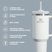 Stanley Quencher H2.0 Tumbler with Handle and Straw 30 oz | Flowstate 3-Position Lid | Cup Holder Compatible for Travel | Insulated Stainless Steel Cup | BPA-Free | Black 2.0 🍁 All In One Marketplace Canada