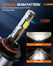 SEALIGHT 2026 Upgraded 9005 LED Headlight Bulbs, 1:1 Design 60,000LM 1000% Brighter HB3 9005 LED Light Bulb, 6500K Cool White, Plug and Play Halogen Replacement, Non-polarity, Pack of 2 🍁 All In One Marketplace Canada