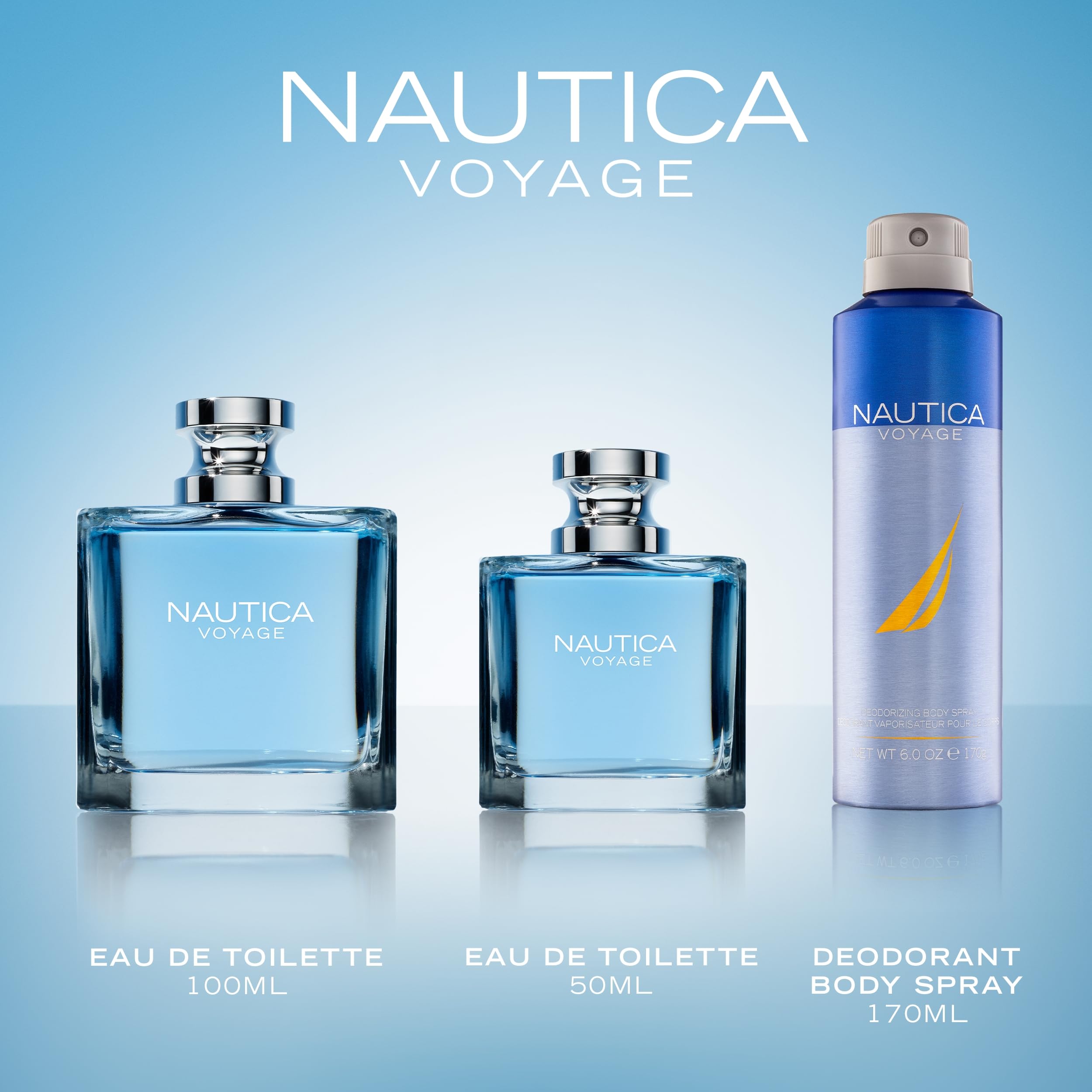 Nautica Voyage Eau de Toilette- Notes of Apple, Cedarwood, Mimosa, Men's Fragrance, Long Lasting, Everyday Fragrance,100ml 🍁 All In One Marketplace Canada