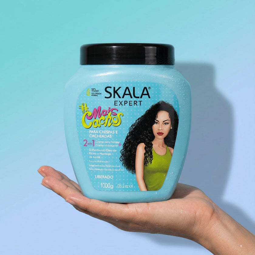 SKALA BRASIL #MAIS CACHOS 2 IN 1 TREATMENT CREAM + LEAVE-IN 🍁 All In One Marketplace Canada