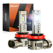 SEALIGHT 2026 Brightest H11/H8/H9/H16 LED Headlight Bulbs, 80000LM 1200% Brighter, 6500K Cool White, 1:1 Halogen Size Wireless, 3 Min Plug and Play Halogen Replacement Conversion Kit, Pack of 2 🍁 All In One Marketplace Canada