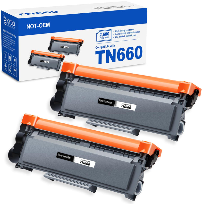 TN660 Toner Cartridge Compatible Replacement for TN 660 TN630 TN-660 TN-630 Work with DCP-L2520DW DCP-L2540DW HL-L2320D HL-L2360DW HL-L2380DW MFC-L2700DW MFC-L2720DW (Black, 2 Packs) 🍁 All In One Marketplace Canada