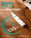 oneisall Dog Clippers with Double Blades,Cordless Small Pet Hair Grooming Trimmer,Low Noise for Trimming Dog's Hair Around Paws, Eyes, Ears, Face, Rump (White) 🍁 All In One Marketplace Canada