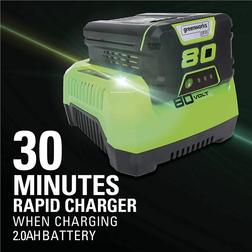 Greenworks PRO 80V Lithium Ion Single Port Rapid Battery Charger GCH8040 🍁 All In One Marketplace Canada