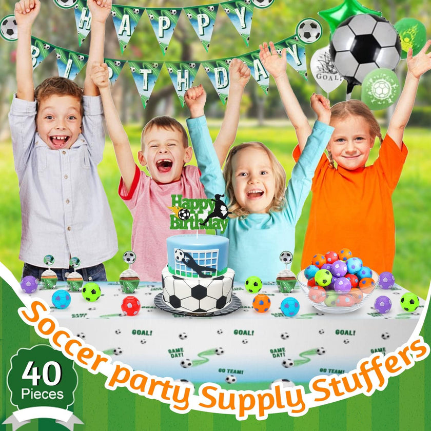 40 Pcs Mini Soccer Fidget Toy, Mini Spinner Balls Bulk Party Favor Toys for Kids 4-8, Goodie Bag Stuffers Sensory Classroom Class Treasure Carnival Bulk for Boys Girls Toddler 3 4 5 6 7 8 Years Old 🍁 All In One Marketplace Canada