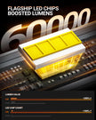 SEALIGHT 2026 Upgraded H1 LED Headlight Bulbs, 1:1 Design 60,000LM 1000% Brighter H1 Headlight Bulb, 6500K Cool White, Plug and Play Halogen Replacement, Non-polarity, Pack of 2 🍁 All In One Marketplace Canada