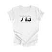 713 Houston Texas USA Area Code City Skyline Gift - Unisex T-Shirt - Inspired X