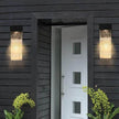 Outdoor Waterproof Transparent LED Crystal Wall Light Supports Many Types Of Bulb-2 Packs With Light Sensitivity