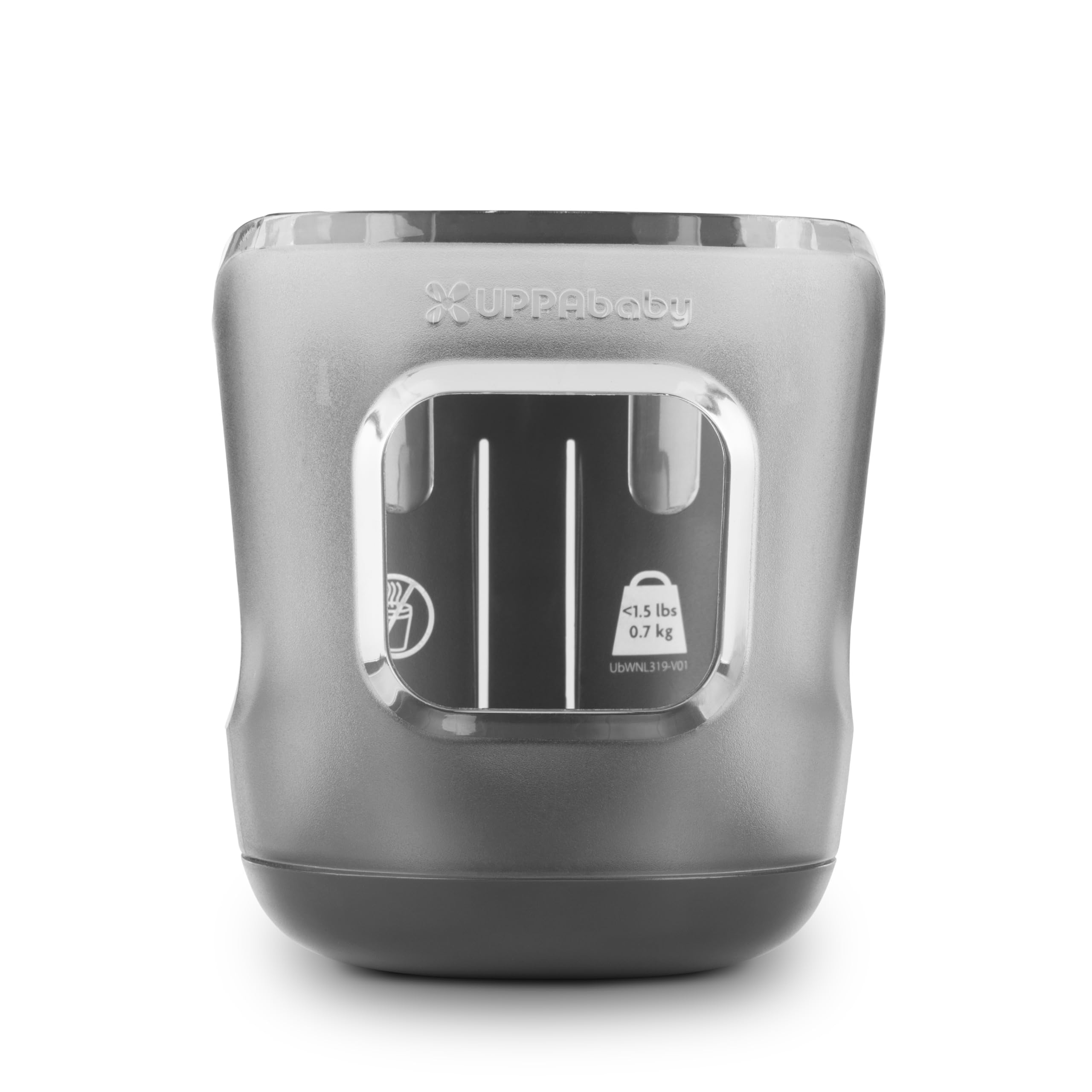 UPPAbaby Cup Holder for Vista, Cruz, Minu Strollers - Quick, Intuitive Attachment + Removal - Securely Holds Various Size Beverages - BPA Free + Dishwasher Safe - Folds Attached 🍁 All In One Marketplace Canada
