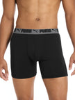 Puma Men's 4 Pack Active Stretch Boxer Briefs, Black, Medium 🍁 All In One Marketplace Canada