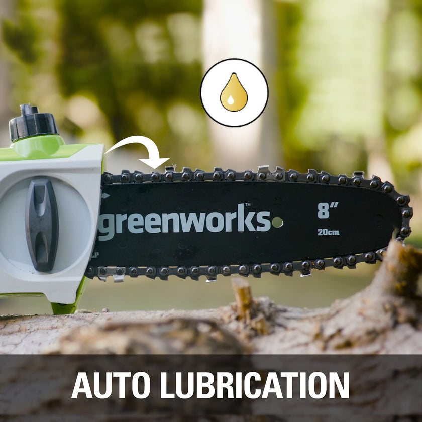 Greenworks 20192 8.5-Inch 6.5 Amp Electric Corded Pole Saw, Green 🍁 All In One Marketplace Canada