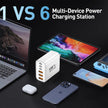 USB C Charger Block,65W 6-Port Multi Device Fast Charger PD QC Wall Adapter 🍁 All In One Marketplace Canada