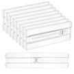 Vtopmart 8 Pack Drawer Dividers for Clothes, Adjustable 4