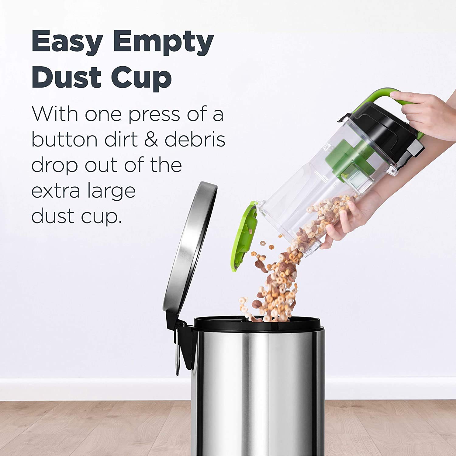 Eureka Powerful Bagless Upright Vacuum Cleaners Compact for Home Pets, Airspeed Ultra Lightweight Household Vacuum Cleaner for Carpet and Hard Floor, NEU100C, Lime Green 🍁 All In One Marketplace Canada