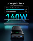 INIU 140W Laptop Power Bank, Flight-Safe 27000mAh High Capacity Portable Charger with USB C Cable, Digital Display Phone Charger, 3 Ports Travel External Battery Pack for MacBook iPad Steam Deck etc 🍁 All In One Marketplace Canada
