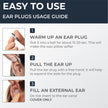 PQ Wax Ear Plugs for Sleep - 15 Silicone Wax Earplugs for Sleeping and Swimming, Gel Ear Plugs for Noise Cancelling & Ear Protection, Sleeping Earplugs with Sound Blocking Level of 32 Db (15 Pillows) 🍁 All In One Marketplace Canada