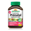 Jamieson Prenatal 100% Complete Multivitamin Chewable Cranberry Apple Flavour, with Folic Acid and Iron. Formulated for Prenatal and Postnatal, and While Breastfeeding, Prevents Neural Tube Defects, No Artificial Colours or Flavours, One Per Day, 60 Count