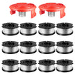 14 Pcs AF-100 Weed Eater Spool Compatible with Black and Decker String Trimmer, 0.065’’ AFS Automatic Feed Replacement Spool, 12 Pcs Spools(360ft Total), 2 Pcs RC-100-P Caps and 2 Springs 🍁 All In One Marketplace Canada