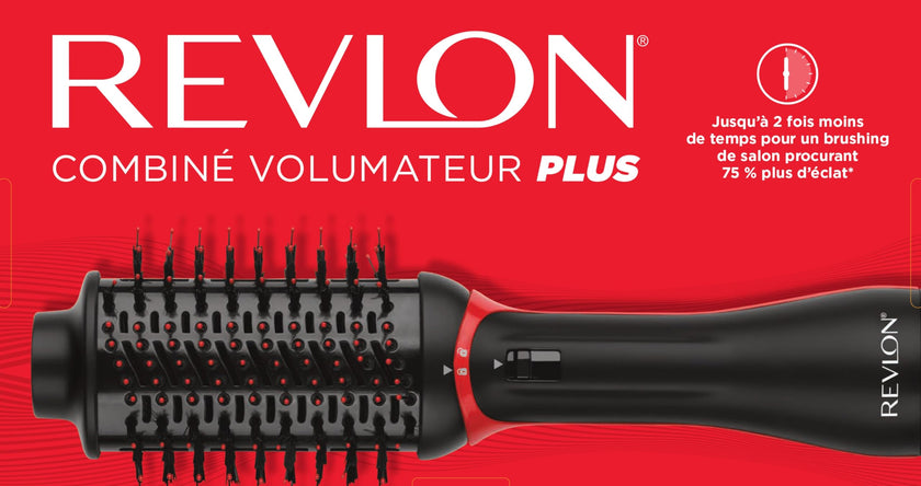 Revlon RVDR5298F One-Step Volumizer PLUS, Tourmaline Ionic Technology, Ionic Hair Dryer, Hot Air Brush, Less Frizz, 4 Heat/Speed Settings, Travel Friendly, Black 🍁 All In One Marketplace Canada