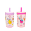 Zak Designs Toddler Cups for Travel or at Home, 15oz 2-Pack Durable Plastic Sippy Cups with Leak-Proof Design is Perfect for Kids (Sweet Berry, Lemon Zest) 🍁 All In One Marketplace Canada