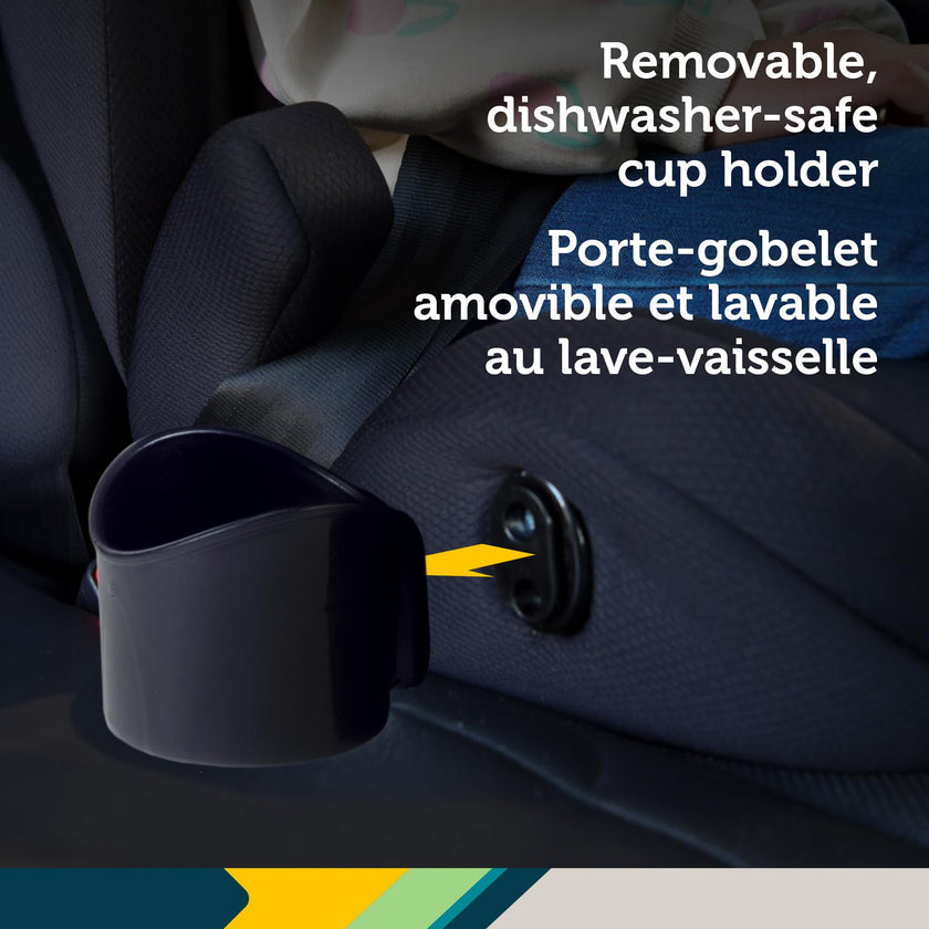 Safety 1st Growmate 2-in-1 Belt-Positioning Booster Car Seat, High-Back to Backless, Slim & Lightweight, Fits 3 Across, Adjustable Headrest - Hexagon Horizon 🍁 All In One Marketplace Canada