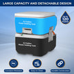SerenLife Portable Toilet - 5.2 Gallon Camping and RV Porta Potty, Flushable, Leak Proof and Detachable Waste Tank, Ideal for Road Trip, Boats, Travel and Hiking Gear Essentials 🍁 All In One Marketplace Canada
