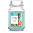 Yankee Candle Large Jar Scented Candle with up to 150 Hour Burn Time, Premium Plant Wax Blend for Cleaner Consistent Burn and Room Filling Fragrance, 22 oz, Bahama Breeze 🍁 All In One Marketplace Canada