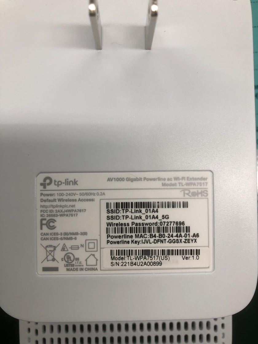 TP-Link Powerline WiFi Extender (TL-WPA7517KIT) - AV1000 Powerline Ethernet Adapter with Dual Band WiFi, OneMesh, Gigabit Port, Ethernet Over Power, Plug & Play 🍁 All In One Marketplace Canada