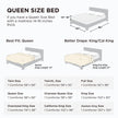 Bedsure White Duvet Insert Queen - Quilted Comforters Queen Size, All Season Duvet, GentleSoft Down Alternative Bedding, with 8 Tabs, Gifts for Women/Men, White, Queen 88 x 88 Inches 🍁 All In One Marketplace Canada