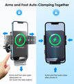 Wireless Car Charger, MOKPR 15W Fast Charging Auto-Clamping Car Phone Holder Wireless Charger Air Vent Car Phone Mount for iPhone17/16/15/14/13/12 pro/12/11/X/8, Samsung Galaxy S24/S23/S22/S21/S20 🍁 All In One Marketplace Canada