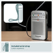 Panasonic RF-P50 Pocket AM/FM Radio, Silver, Without Headphone (RFP50) 🍁 All In One Marketplace Canada