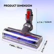 Upgrade Anti-Tangle Replacement Vacuum Head Compatible with Dyson V7,V8, Cyclone V10,V11,V15 Cordless Vacuum Cleaners, Suitable for Carpets,Rugs,Hardwood Floor 🍁 All In One Marketplace Canada