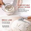 KOACKL Sourdough Bread Starter Kits, Banneton Sourdough Bread Making Tools Kit, Banneton Proofing Basket Making Bread Basket Baking for Baking Dough with Rising Pattern (Round and Oval) 🍁 All In One Marketplace Canada